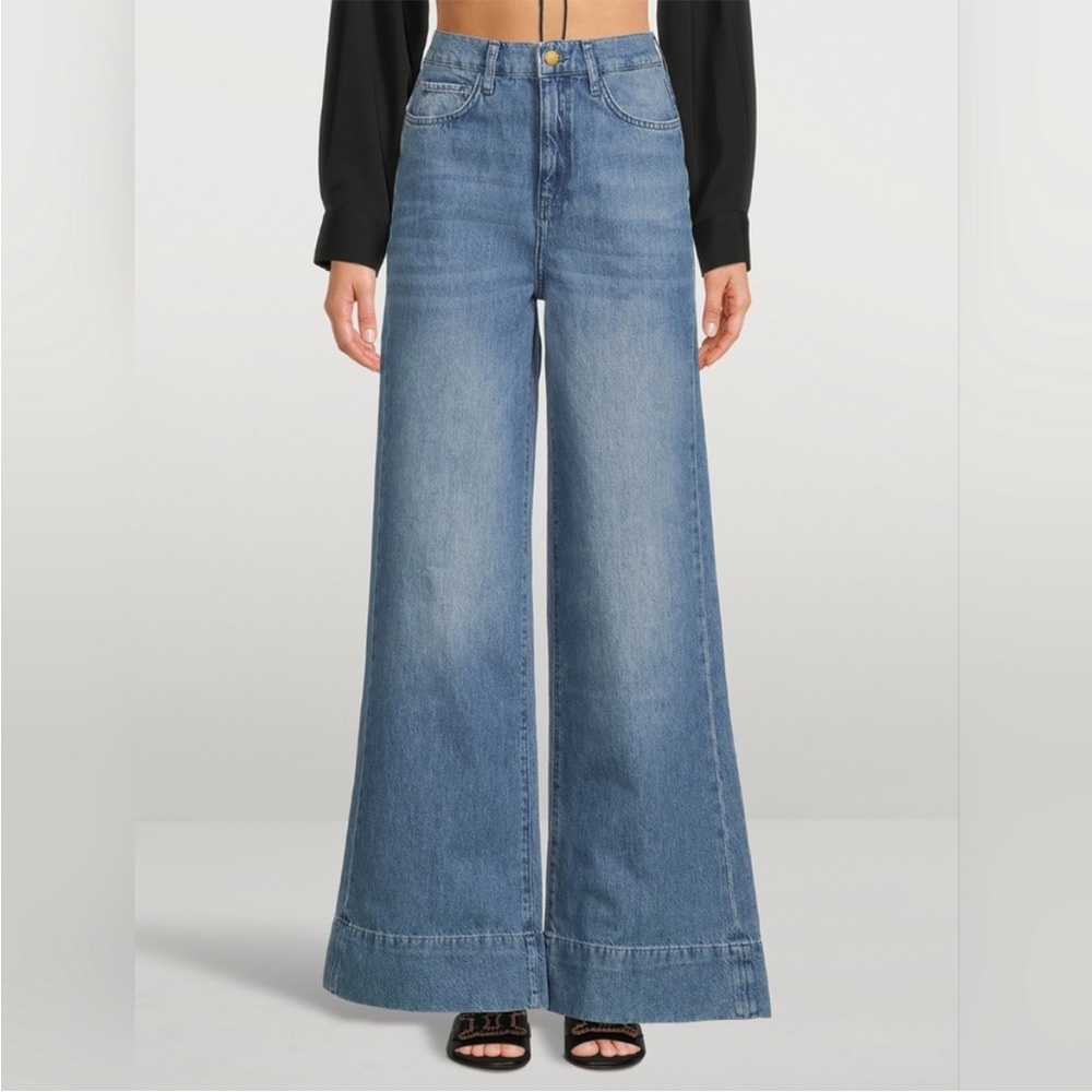Triarchy Miss Onassis High Waist Wide Leg Jeans